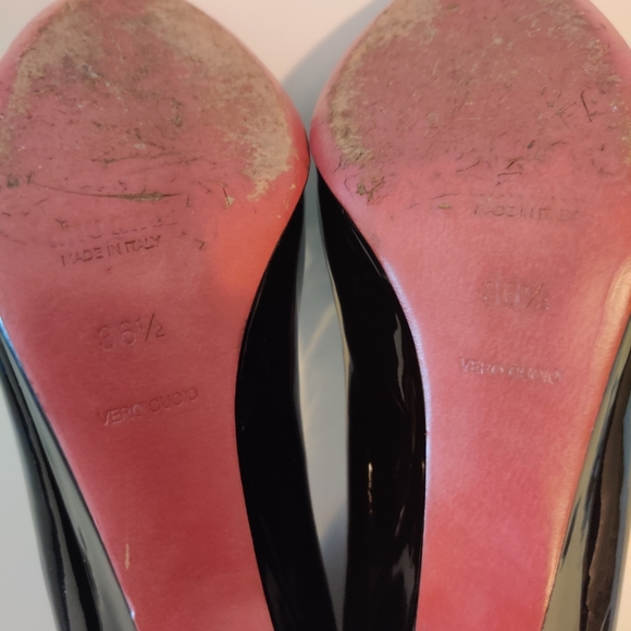 Miu Miu Patent Leather Almond Toe Heels - Picture 4 of 4